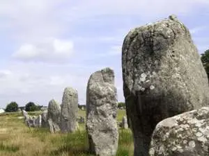 Alignement de pierres de la région de Carnac