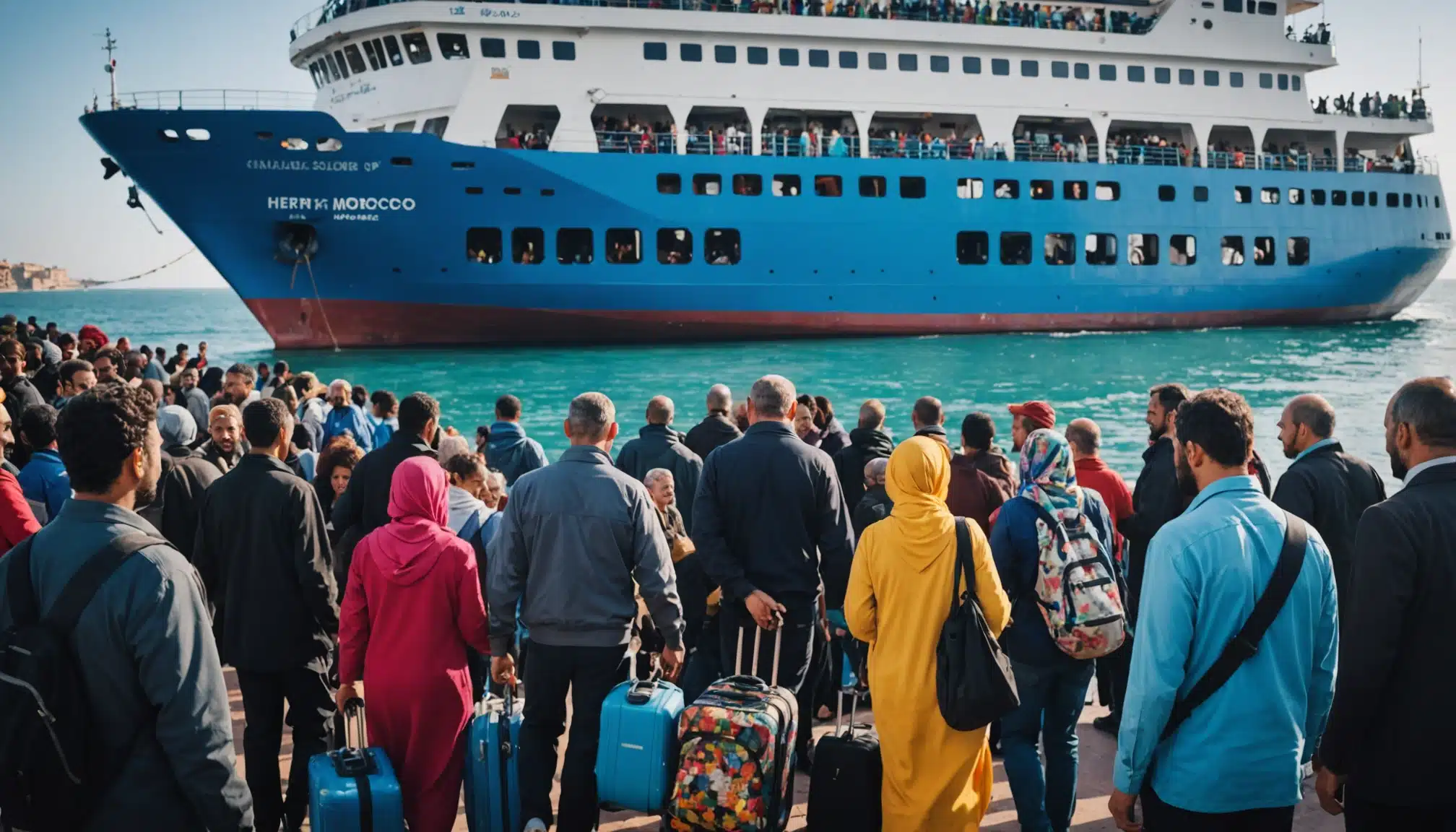 Voyage en mer : embarquement pour le maroc en ferry