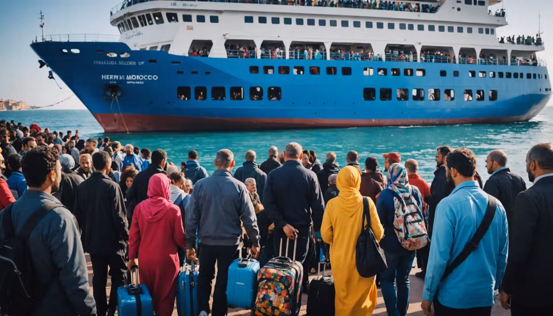 Voyage en mer : embarquement pour le maroc en ferry
